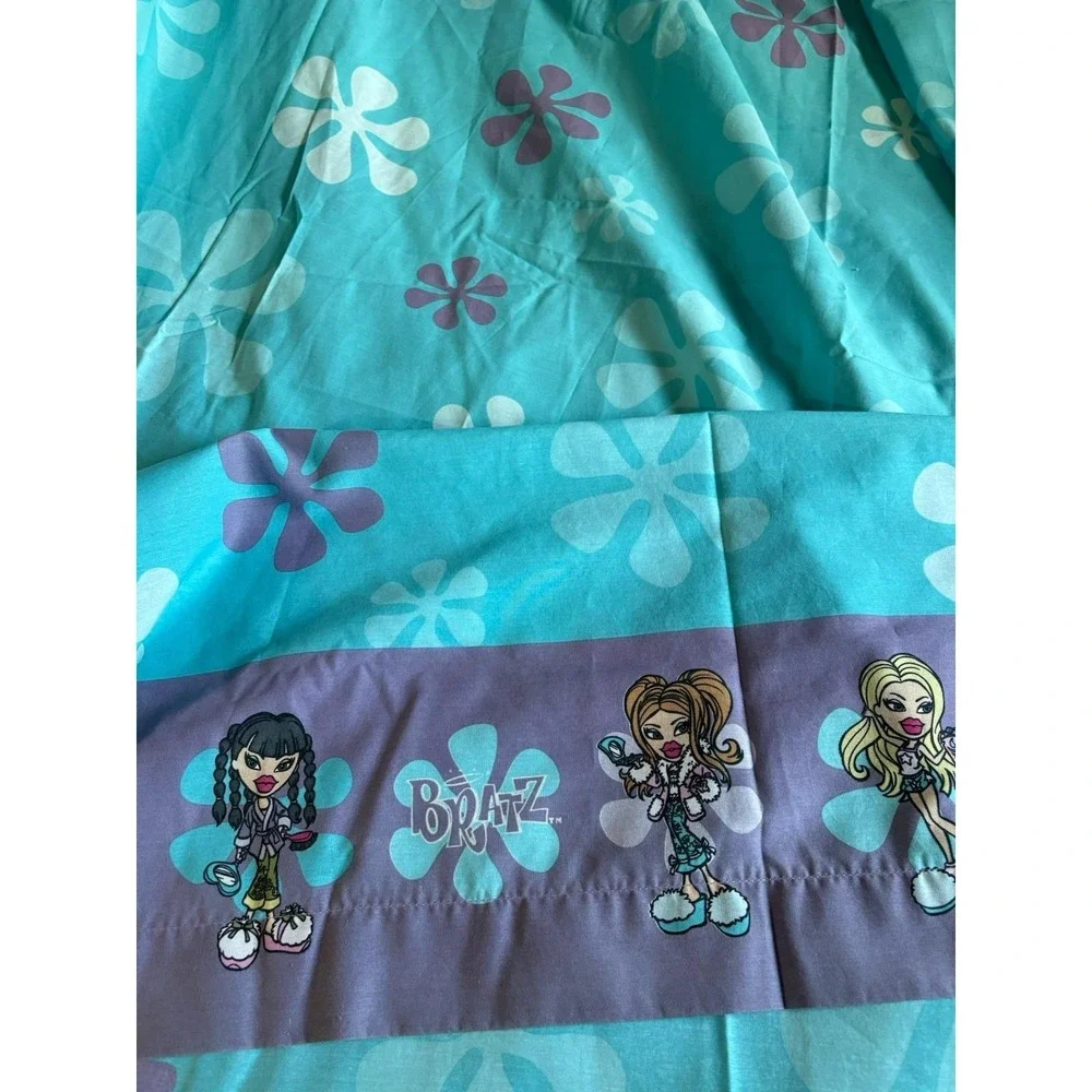 Vintage BRATZ Full Flat And Fitted Bed Sheet Set Jasmin Cloe Jade Sasha